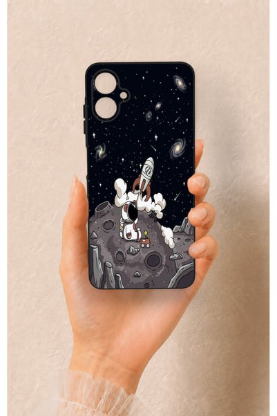 Vip Case Samsung A06 Compatible Space Astronaut Patterned Silicone Case