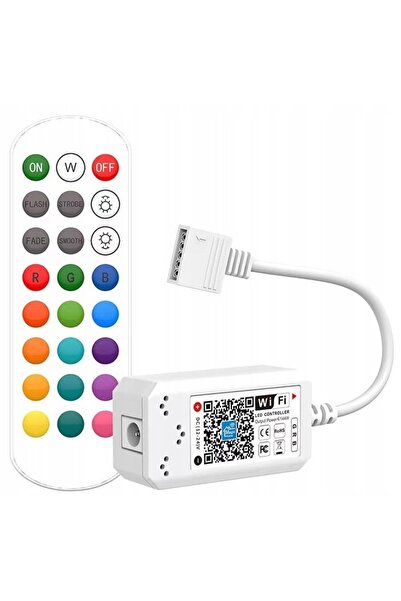 NO BRAND Controler pentru bandă LED RGBW WiFi Android iOS + telecomandă RF
