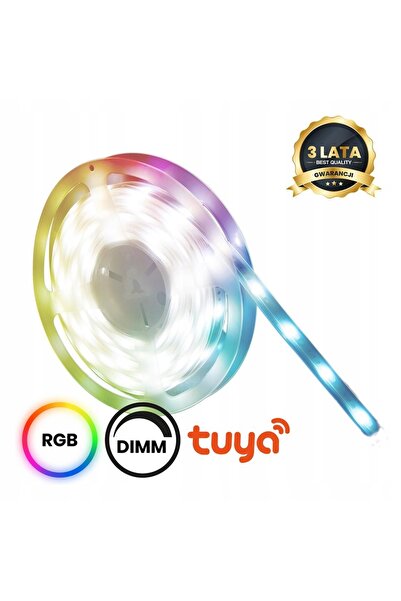 Milagro Kit LED RGB 3m 12V 7,5W Wi-Fi Inteligent Sursă de alimentare Yuya IP6...