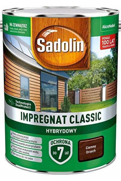 Sadolin IMPREGNANT CLASIC HIBRID PENTRU LEMN NUC IENIȘTE 4.5L