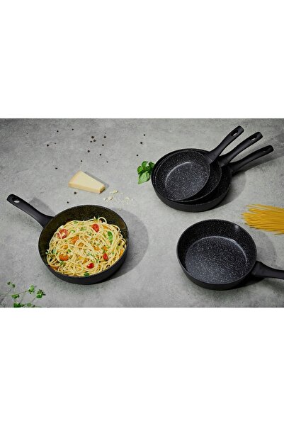 Gerlach Tigaie din aluminiu, pentru inducție și gaz, 24 cm, GRANITEX, strat c...