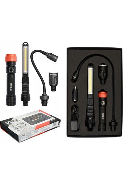 yato LAMPĂ DE LUCRU YT-08521 3-în-1 380 LM VALIZĂ