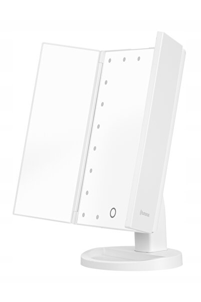 Humanas HS-ML04 Oglindă de machiaj iluminată cu LED - Albă