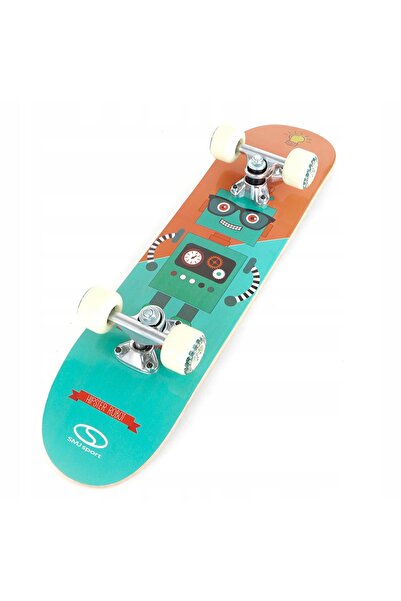 NO BRAND Skateboard Clasic din Lemn pentru Copii, rezistent la 100kg, Solid ș...