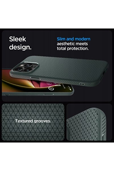 Spigen Husă Liquid Air pentru iPhone 15 Pro Max cu strat protector din silicon