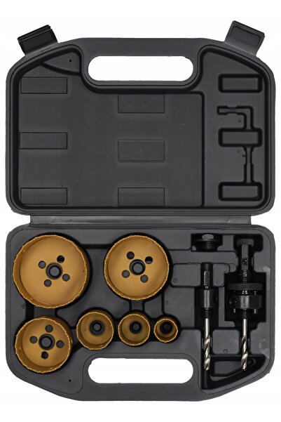 dedra Set de 8 carote bimetalice în cutie 08WZ01 22-68mm CROWN