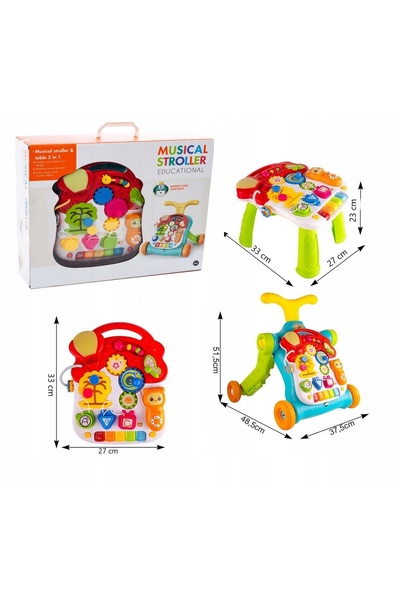 NO BRAND CHODZIK jucărie de călărit PCHACZ pentru copii, masă pian educativă ...