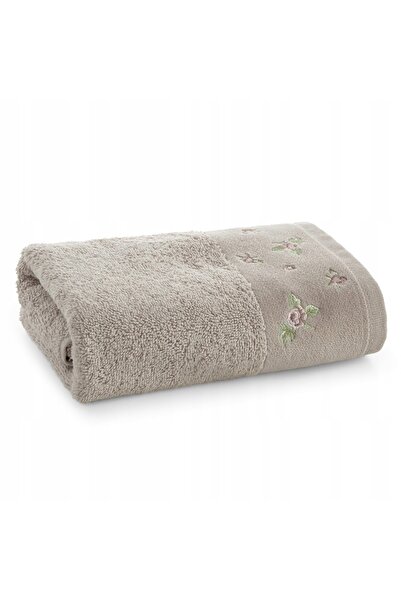Eurofirany Prosop de baie DALIA 70x140cm BEJ BUMBAC GROS ABSORBANT CADOU