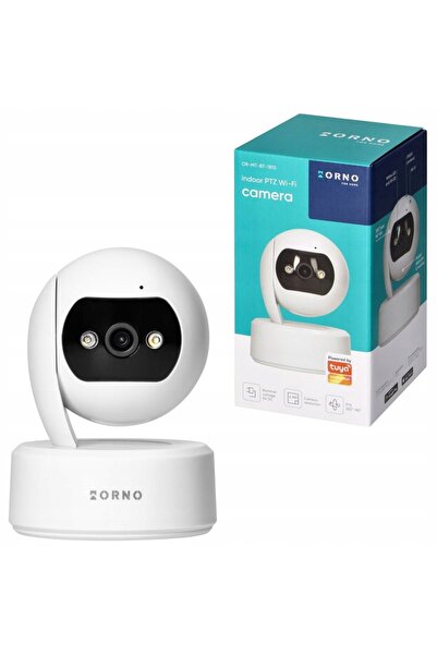 Orno Cameră rotativă WiFi de interior 4MP, monitor bebeluși, detecție microfo...