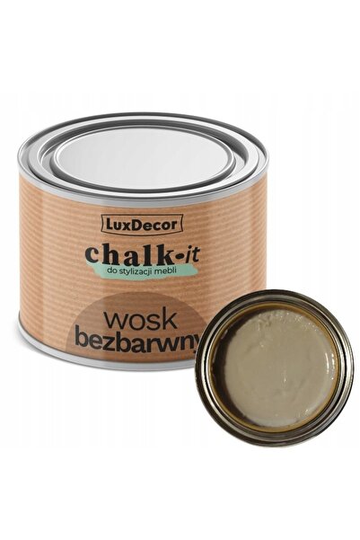 NO BRAND Cretă LUXDECOR - Ceară fără culoare pentru stilizarea mobilierului 0.4L