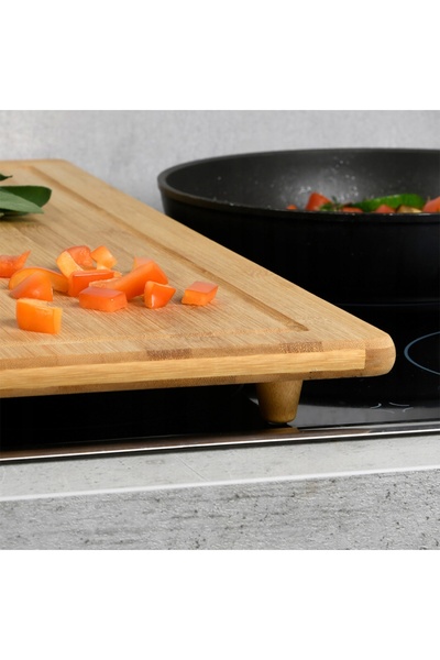 Kesper Placă de bambus Bon Appetit pe picioare 56x50x3,1 cm PENTRU TĂIAT SERVAT