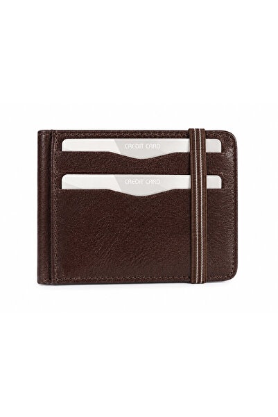 MASSARELLI Genuine Leather Horizontal Brown Men's Wallet with Gift Box Mcz3069
