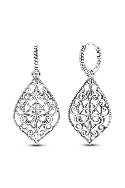 Choice KTE652 Original 925 Sterling Silver Vintage Style Hollowed Out Symmetr...