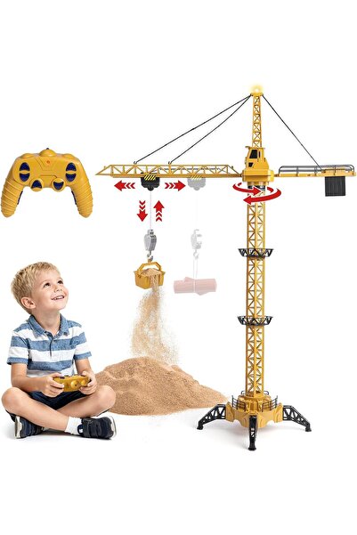 PlayFun Τηλεκατευθυνόμενος Ασύρματος Γερανός, Μίνι Γερανός Tudou ύψους ίντσας...