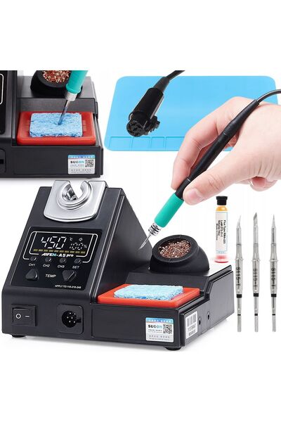 TECHREBAL Stație de lipit Aifen A5 Pro(C115) + 2 vârfuri C115