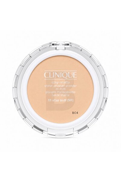 Clinique Stay Matte Sheer Pressed Powder, mattifying powder, 01 Stay Buff, 7.6 g