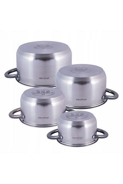 Kamille SET COMPLET DE OALE DE OȚEL CU CAPAC