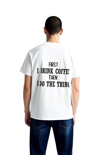 PayBuy Men's Coffee Lover Graphic Printed Short Sleeve T-Shirt Retro Typograp...