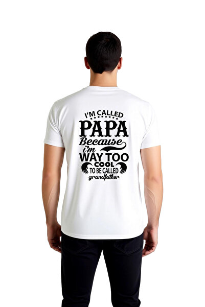 PayBuy Men's 100% Cotton Short Sleeve Round Neck Printed T-Shirt with Papa Wr...