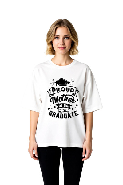 PayBuy Graduation Good News Mom Printed Women's Oversize T-Shirt