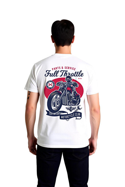 PayBuy Men's Motorcycle Club Garage Printed 100% Cotton Short Sleeve Relaxed ...