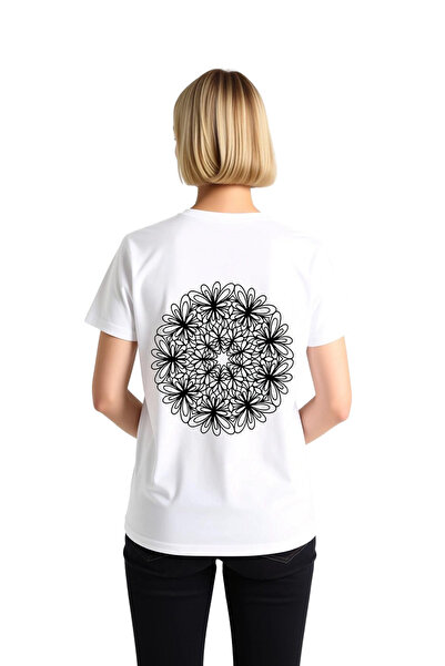 PayBuy Floral Mandala Centered Star Printed Women's T-Shirt