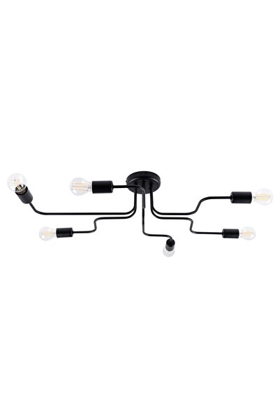 SOLLUX VECTOR 6 candelabru negru