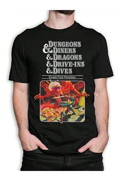 NOURAM Dungeons Diners Dragons Drive Ins Dives Funny T-Shirt, Shirt Comfortab...