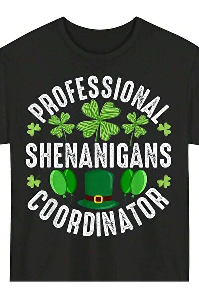 21JNRY Professional Shenanigans Coordinator St Patrick's Day Irish T-Shirt St...