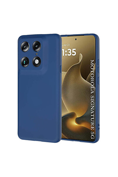 Techsuit Husă pentru Motorola Signature, SoftFlex, albastru marin - albastru ...