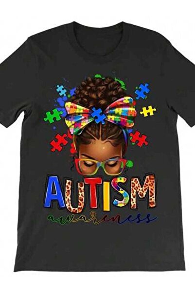 2BIR Fashion Autism Awareness Printed Unisex Couple T-Shirts,Streetwear Short...