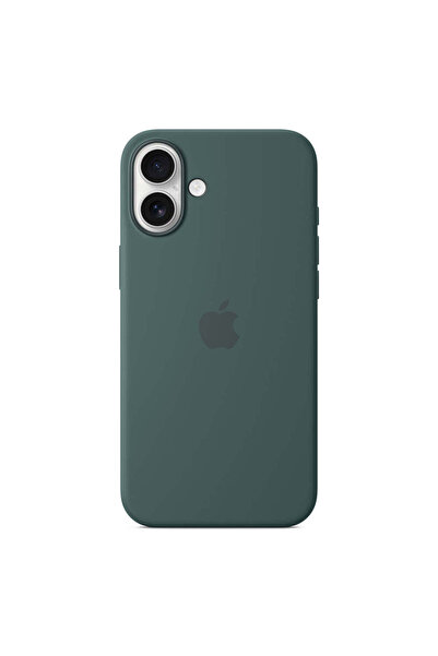 Apple Pouzdro pro iPhone 16 Plus, Originální silikonová řada MagSafe, tmavě z...