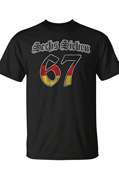 45 BPM Retro Sechs Sieben 67in German Germany-Shirt Unisex Daily Wear 2025 Fu...