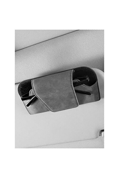 Choice Suede gray MJYIWANG Car Glasses Case Premium Suede/Leatherette Auto Su...