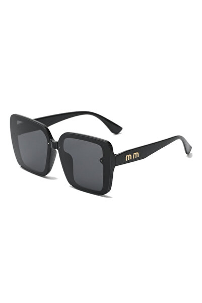 Choice No Box Black Brand Design Big Square Frame Sunglasses for Men Women Fa...