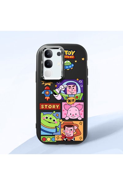 ucuc Vivo Y29 4g Compatible Shock-Absorbing Camera Protected Black Silicone Case
