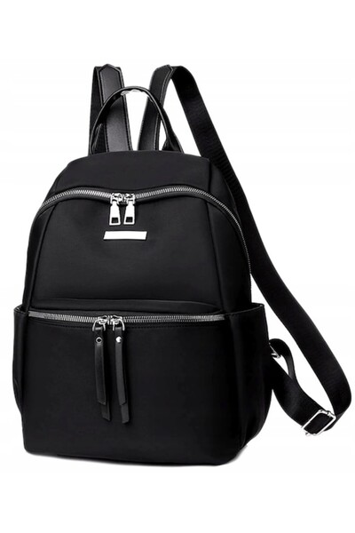 OEM Rucsac dama elegant, negru, material sintetic impermeabil, design modern,...