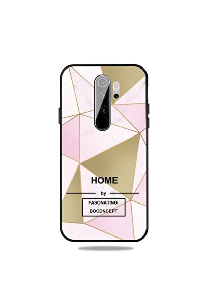 OEM Θήκη σιλικόνης TPU (Μαρμάρινη Όψη) για Xiaomi Redmi 9 - Ροζ και Χρυσά Τρί...
