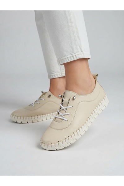 Rüya Shoes Lace-Up Light Heeled Comfortable Casual Sneakers – 3 cm