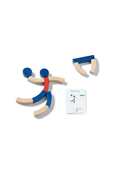 BS Toys Sport Blocks, blocuri de construcție din lemn