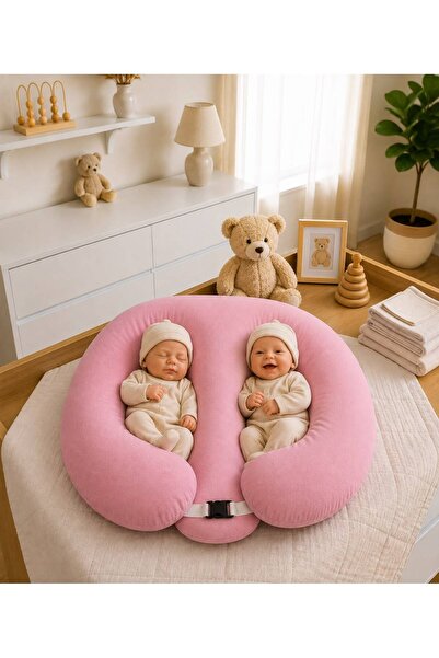 AHSEN TASARIM Twin Baby Breastfeeding Pillow, Breastfeeding Pillow, Feeding P...