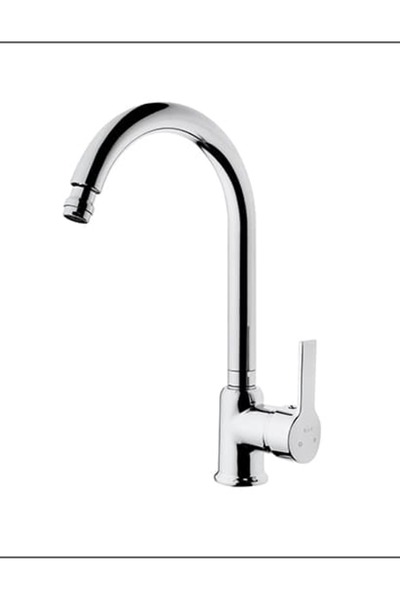 Aksoy Teknik Omega Mix Kitchen Sink Faucet (Long Pipe)