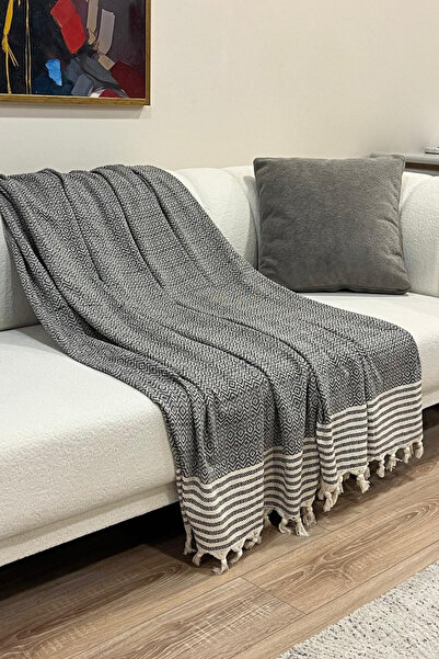 visdora Buldan Woven 100% Cotton Tied Non-Slip Sofa Cover (170X210 cm - 1150 ...