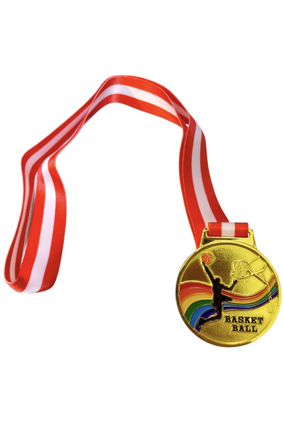 AVESSA Mad-Bas-2 Medal with Basketball Figure 6.5 cm