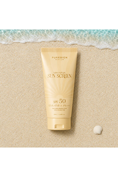 purebien skin lab PUREBIEN %100 Doğal Güneş Koruyucu SPF 50+ PA++++ UVA/UVB 5...