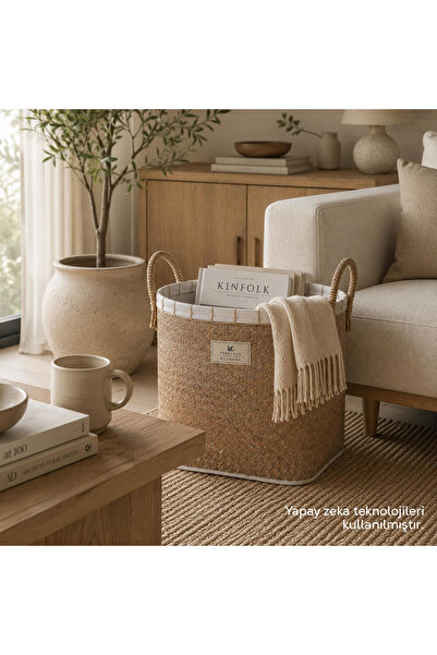 Penelope Sepia Sepet Large Natural - 35X32 cm