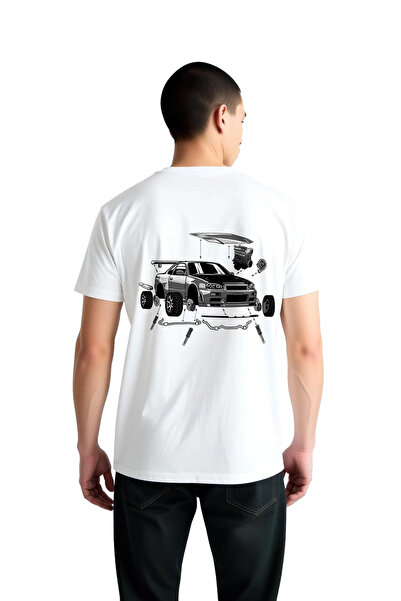 PayBuy Car Parts Drawing Design Printed Men's T-Shirt
