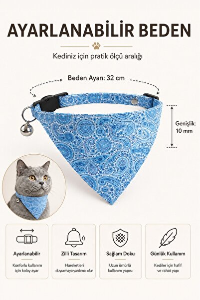 Tiny Kiwipets Kpo-10410C Cat Collar with Scarf |   Zilli Design |   30 cm Siz...
