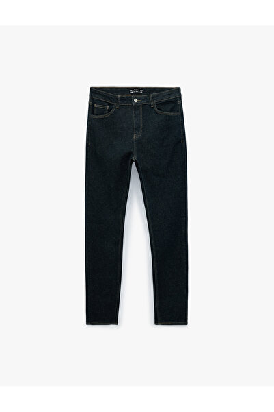 Koton Normal Waist Skinny Fit Cotton Jean Trousers with Pockets - Skinny Jeans