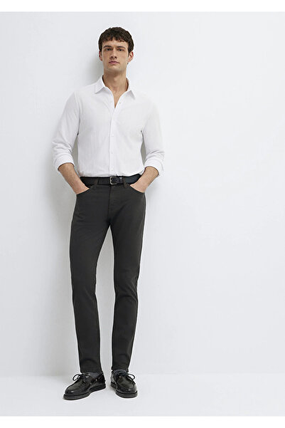 Mavi Marcus Brown Gabardine Trousers